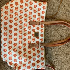Dooney Clemson Purse VERY GOOD CONDITION